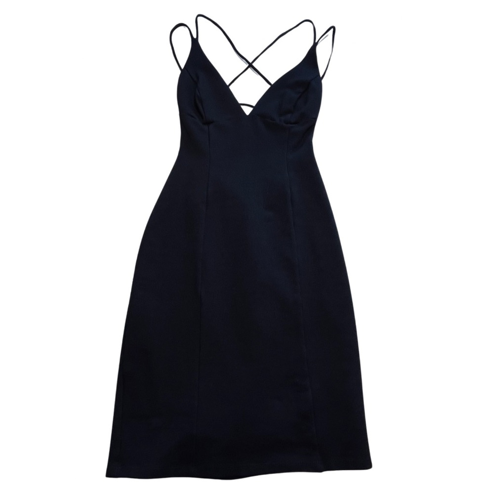 Lulus Be-All Trend-All Backless Black Midi Dress - Picture 3 of 10